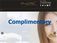 Tablet Screenshot of beverlyhillsdentistry.com